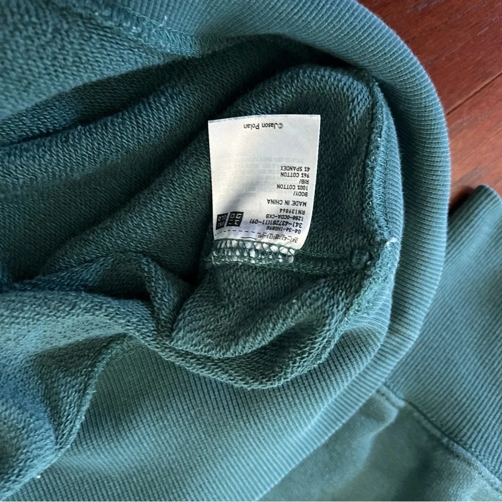 Uniqlo x Jason Polan Sweatshirt US size Men XL Green Giraffe UT NWT SOLD OUT!!!! - Picture 7 of 7